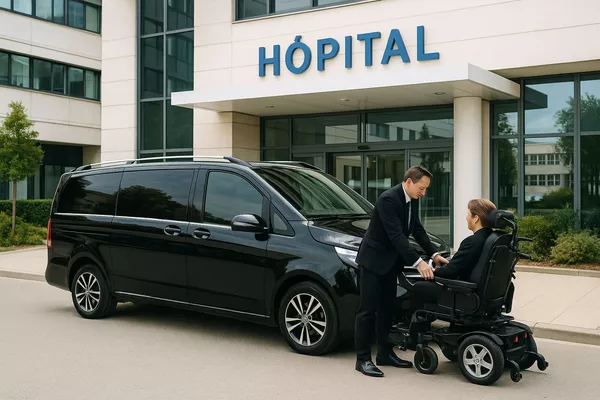 Transferts sécurisés avec chauffeur privé vers hôpitaux, EHPAD et centres de soins