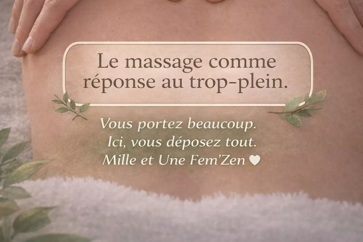 Massage détente  au Beaujolais Anse