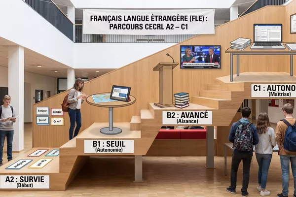 FRANÇAIS LANGUE ETRANGERES ( A2 – C1  )