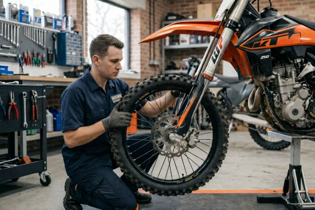 Changement de pneu — x1 roue