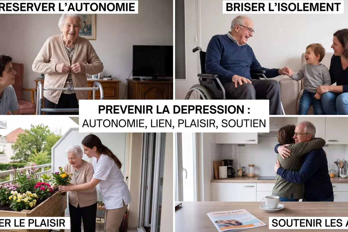 SAVOIRS DE BASES COMPETENCES CLES SUR  PREVENIR LA DEPRESSION CHEZ LA PERSONNE DEPENDANTE