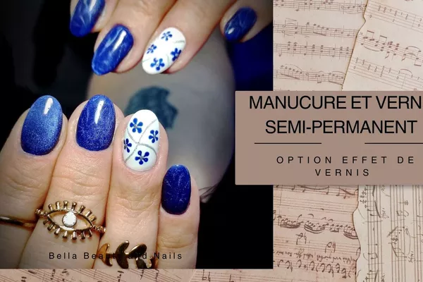 Option effet de vernis (cat eye's, sucre, paillettes etc...) / tarifs par ongles