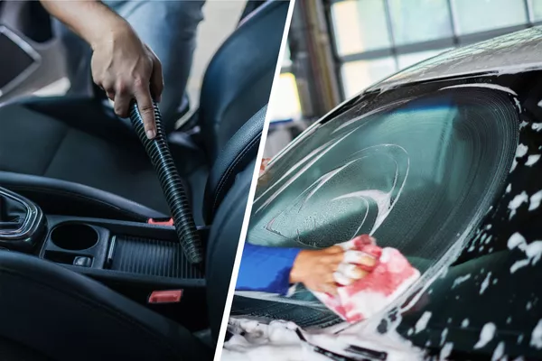 Forfait lavage auto complet (intérieur + extérieur)