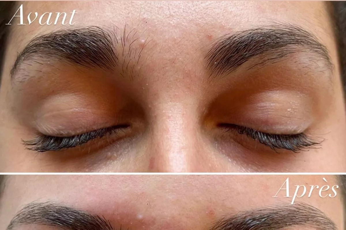Épilation sourcils à la cire 