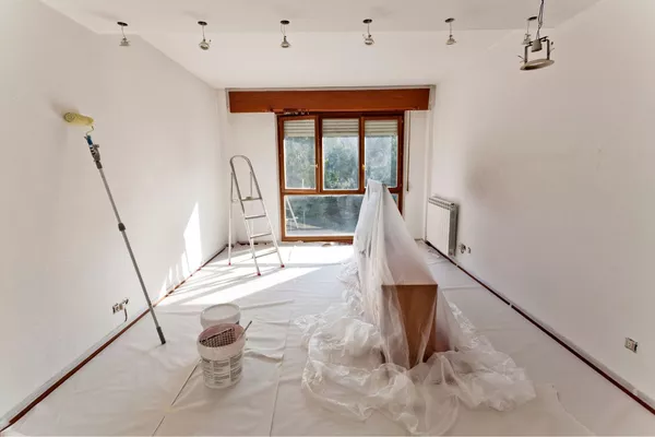 Peinture + Rénovation intérieure professionnelle (murs abîmés, plafond à refaire)