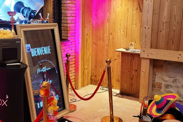 Photobooth miroir vintage