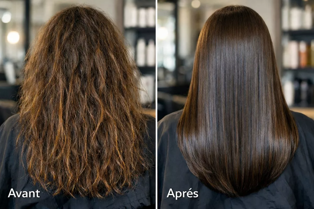 Soin botox capillaire