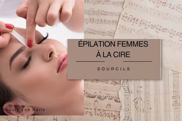 Sourcils à la cire 