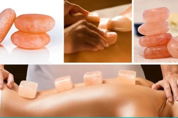 Massage Pierres Sel d'Himalaya