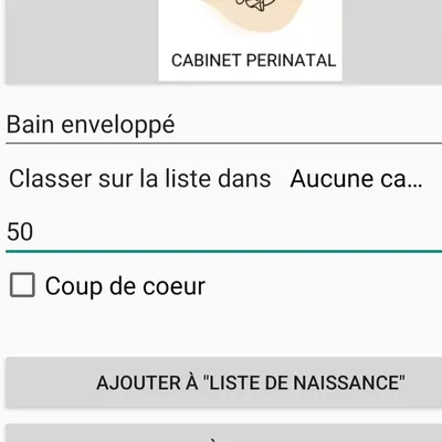 Liste de naissance