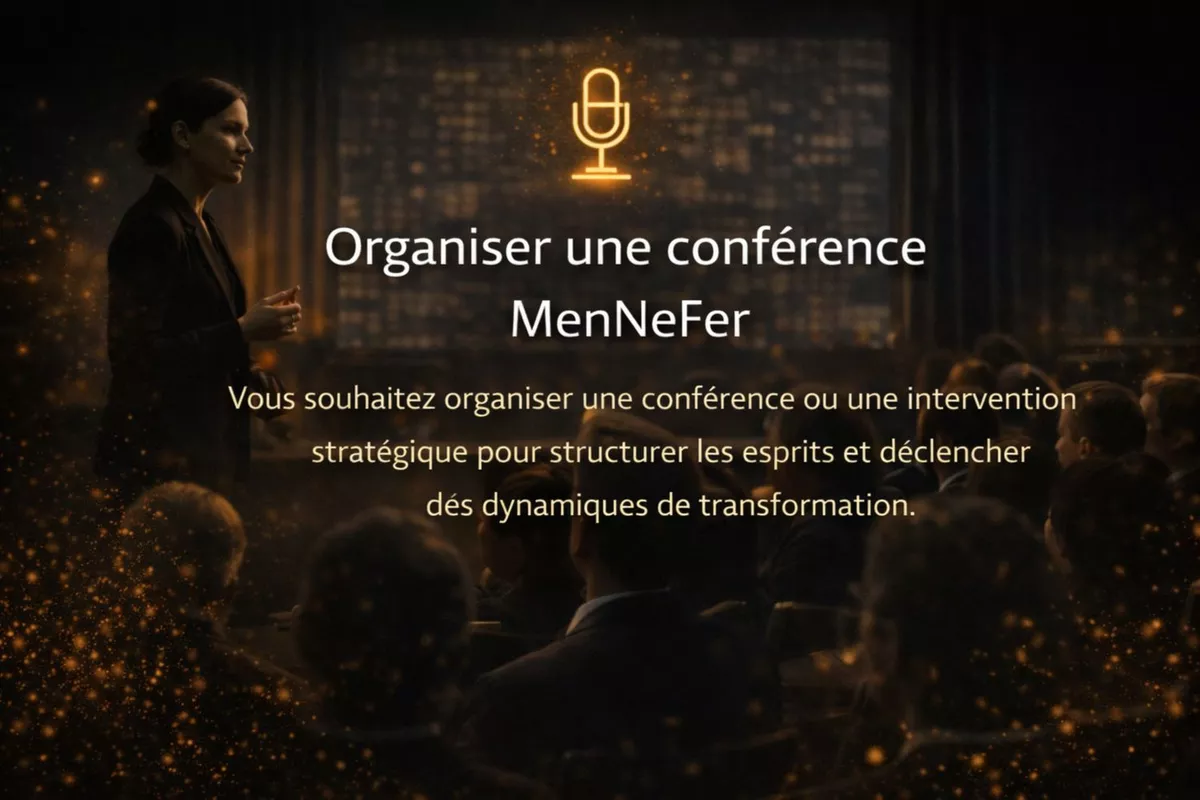 Organisation et/ou animation d’une conférence MenNeFer