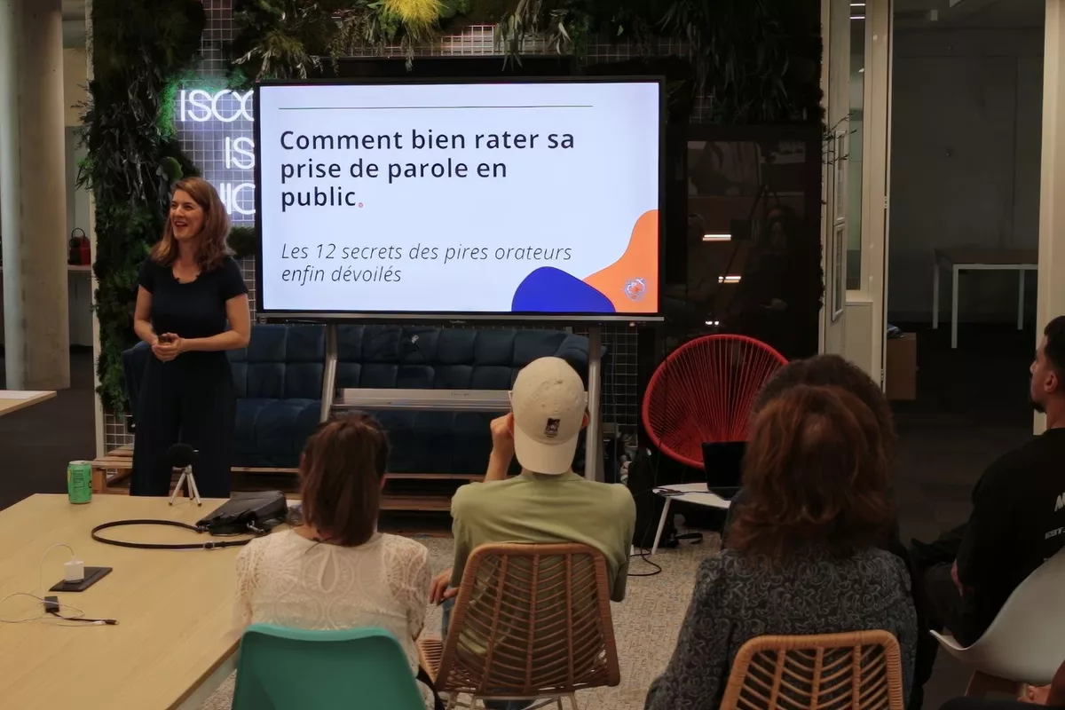 Conférence "Comment bien rater sa prise de parole en public" – Les erreurs à éviter pour parler avec impact