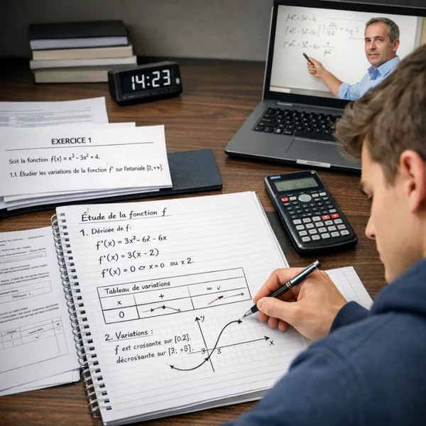 Préparation bac maths en visio : une méthode efficace pour la prochaine session