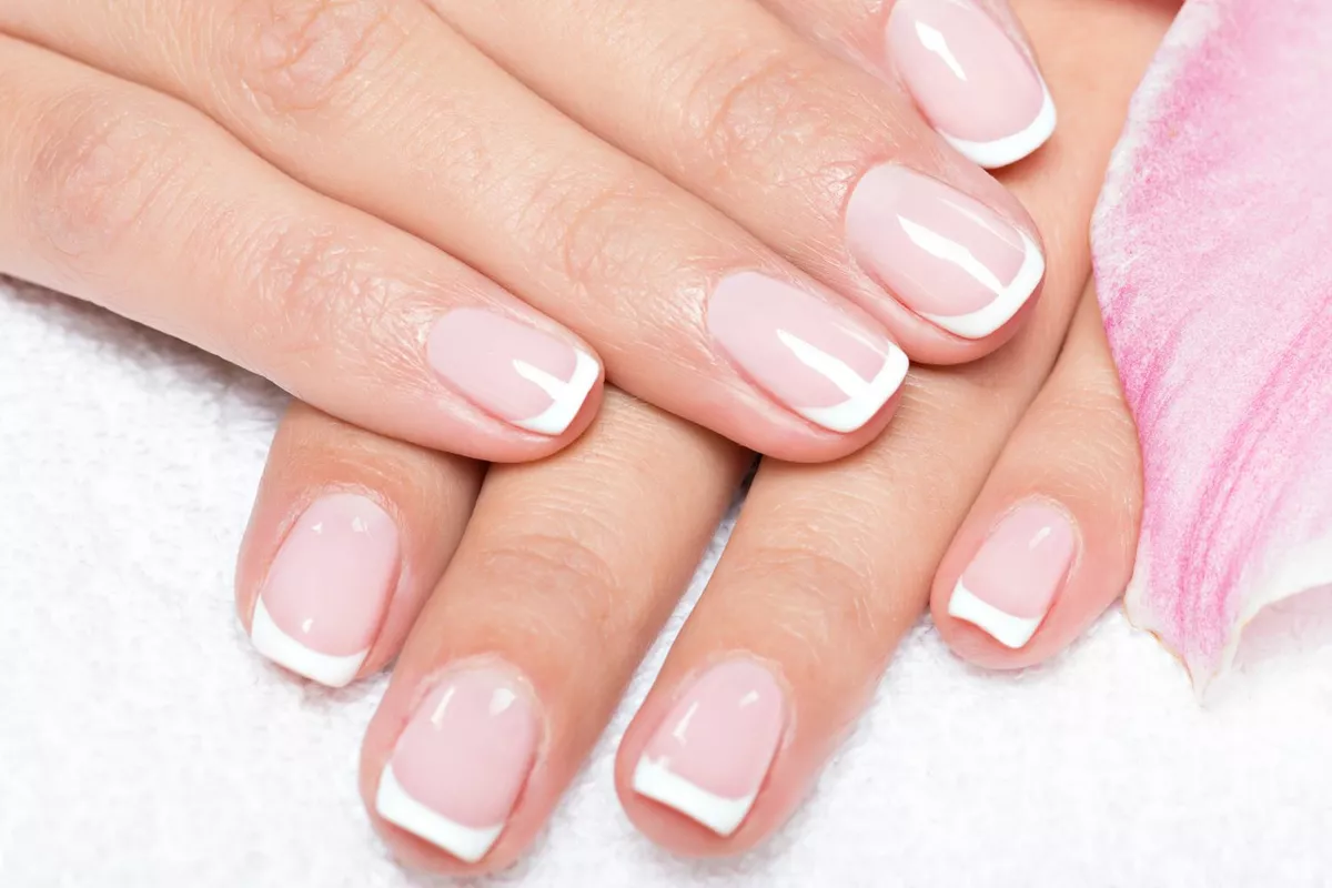 Pose du gel avec french