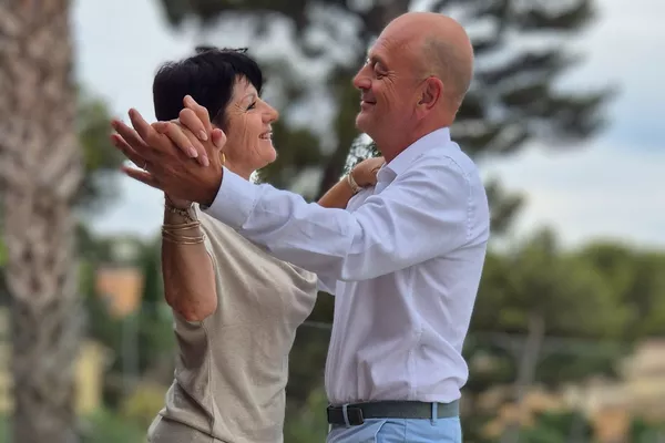 Cours de danse - couple