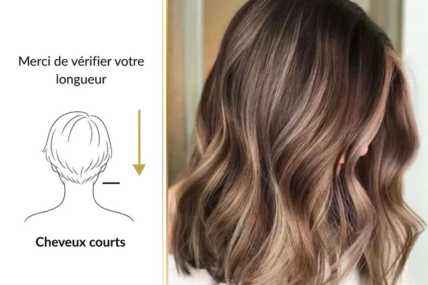 Ombre hair & Balayage - Cheveux courts