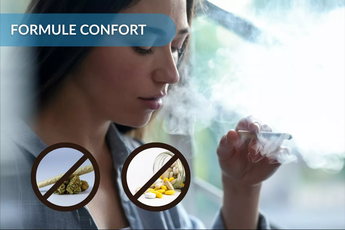 FORMULE CONFORT (235€) – Accompagnement renforcé avec deux séances complémentaires : particulièrement adaptée lorsque les habitudes sont bien installées ou après plusieurs tentatives.
