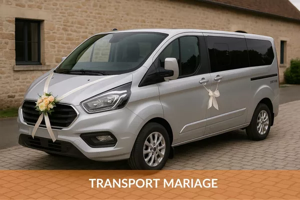 Transport privé en Van pour mariage Paris et Île-de-France – Transport invités et événements personnels