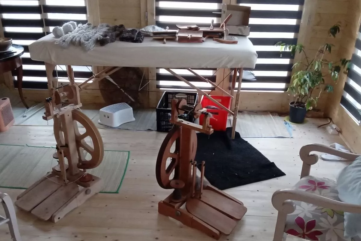 Atelier Immersion filage de laine au rouet  4h