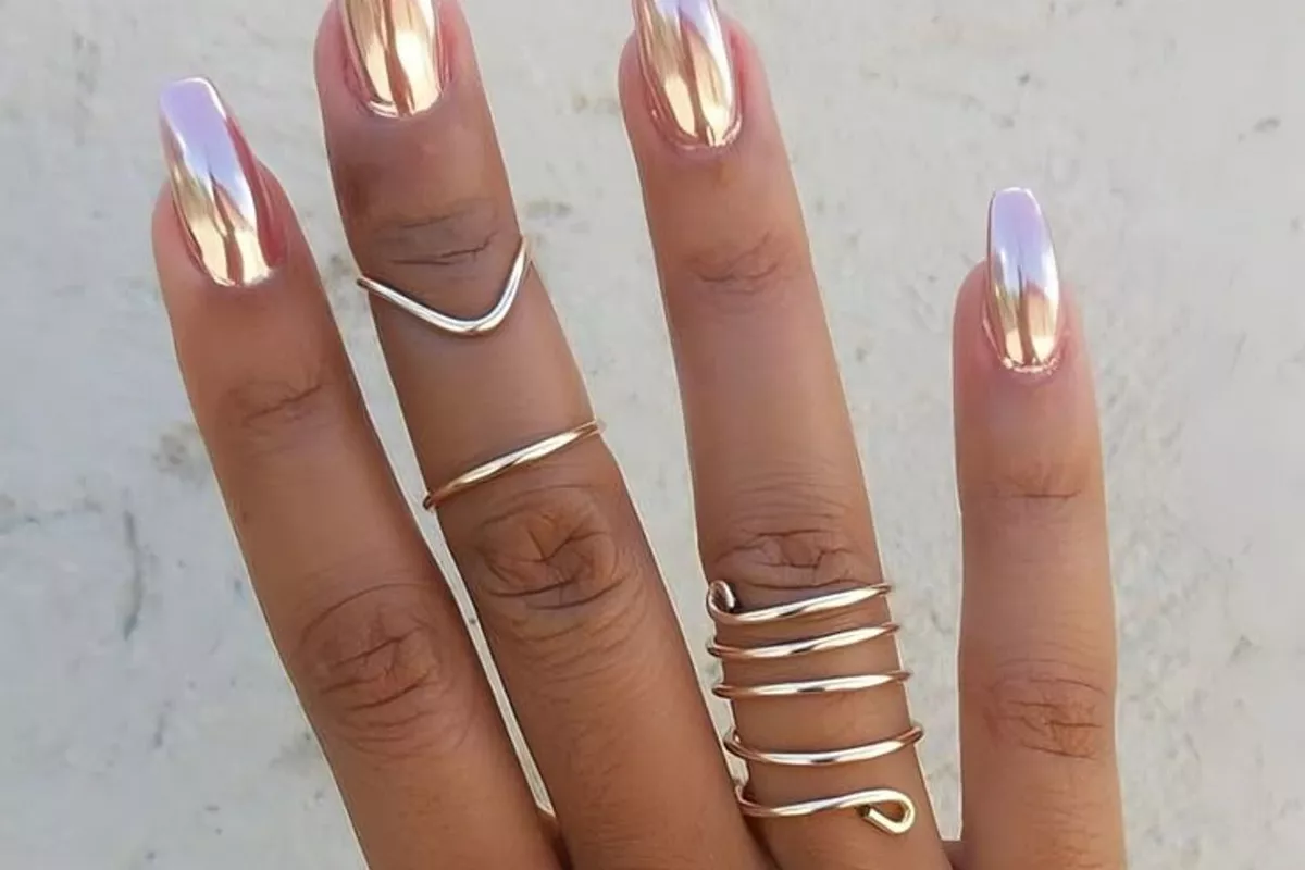 Chrome / effet sucre / paillettes