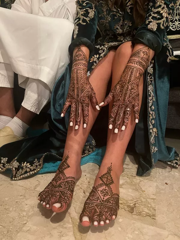 Henné mariée 