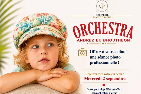 Séance photo offerte-Sans obligation d'achat avec Orchestra Andrézieu Bouthéon