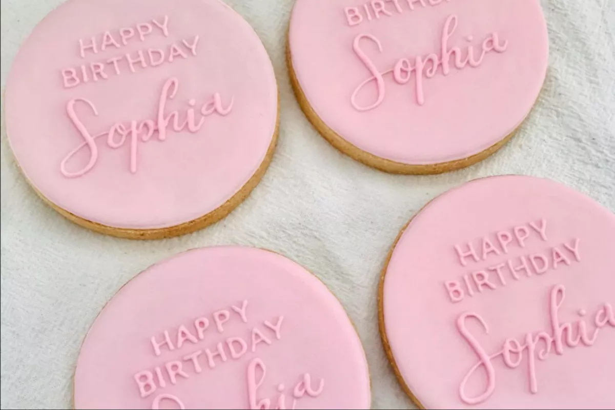 Biscuits personnalisés pour anniversaire