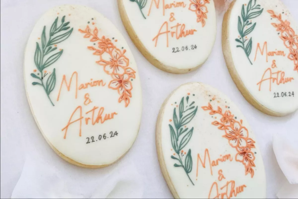Biscuits personnalisés pour mariage & fiançailles