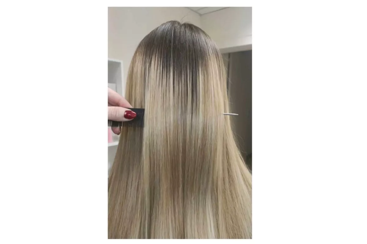 Lissage Indien cheveux mi-longs