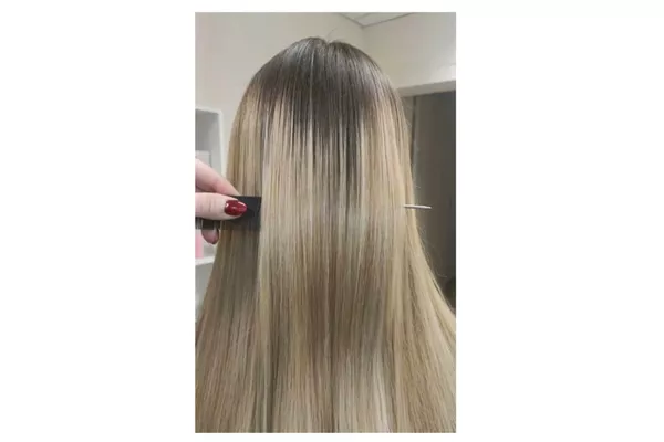 Lissage Indien cheveux mi-longs