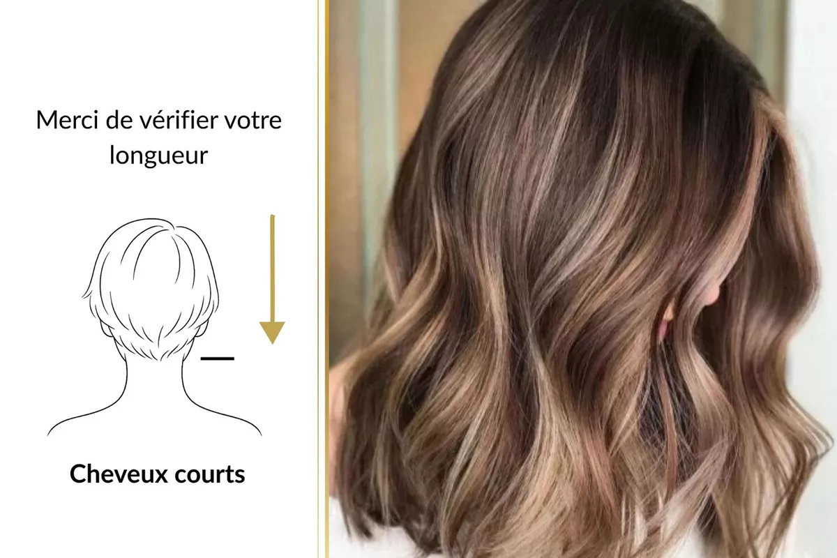 Ombre hair & Balayage - Cheveux courts