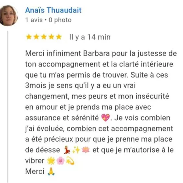 Témoignages clientes