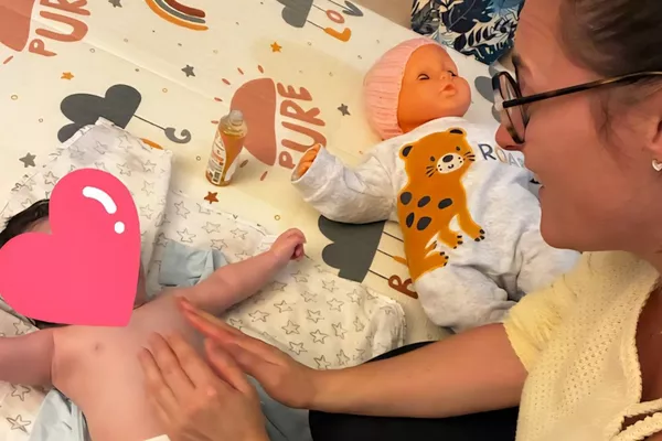 Massage bébé Shantala