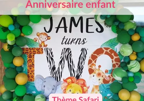 Un anniversaire Safari pour petits explorateurs en herbe