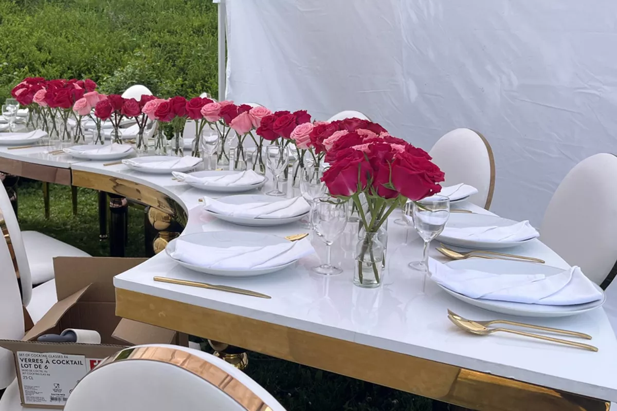 Décoration Salle de Mariage ou Lieu de réception – Service sur-mesure et personnalisé