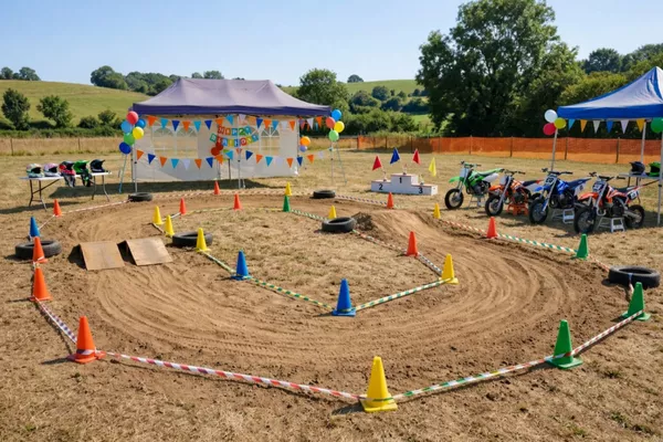 Formule anniversaire moto enfant ou adulte — forfait 6 à 10 participants (2h)
