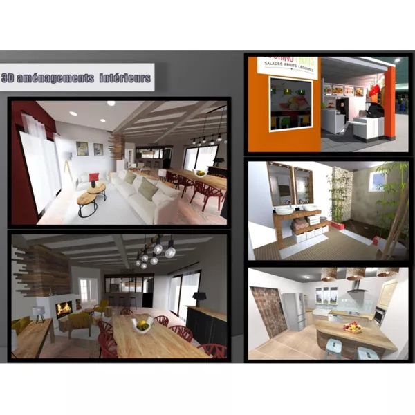 3D - Aménagements intérieurs