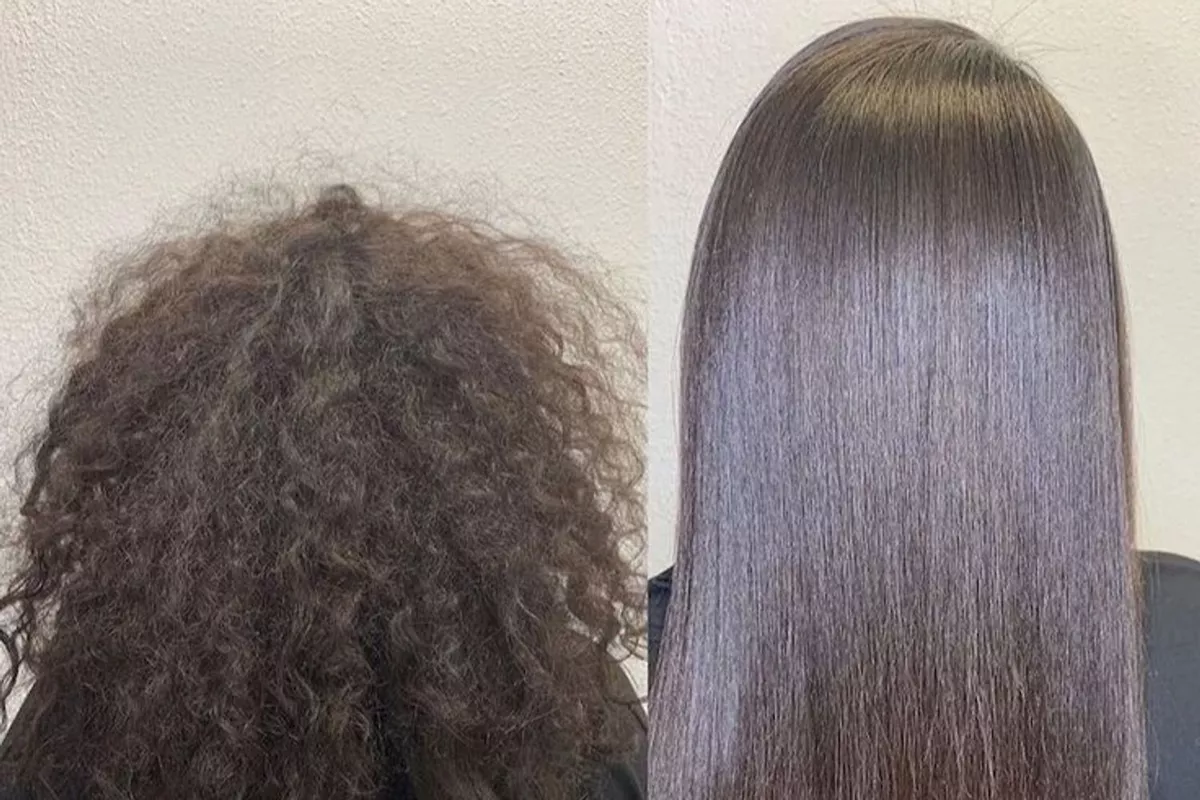 Lissage Kératine – Cheveux Courts à Mi-Longs