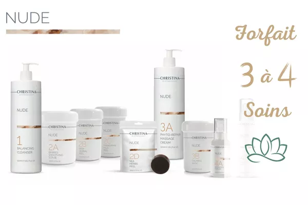 Forfait 3 à 4 soins Nude de Christina Cosmeceuticals®