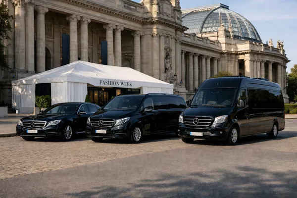 Transport Privé VIP & Logistique Fashion Week – Défilés, Showrooms & Backstages