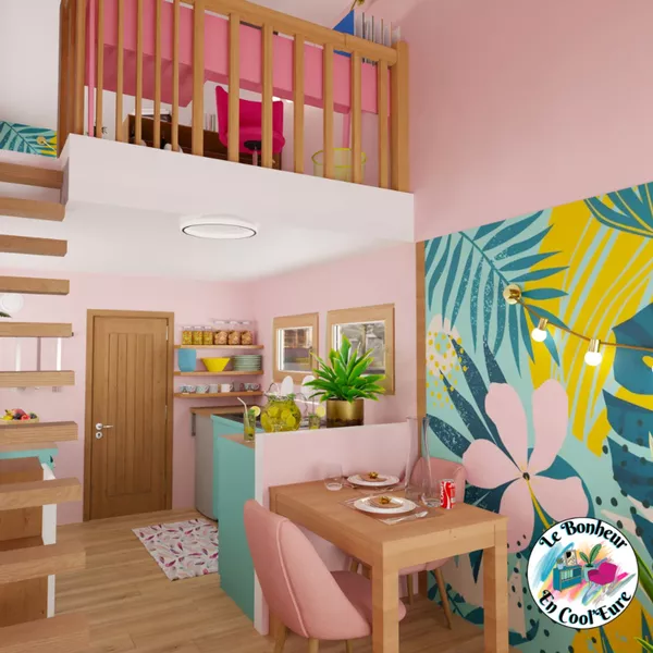 ✨ Tiny House colorée