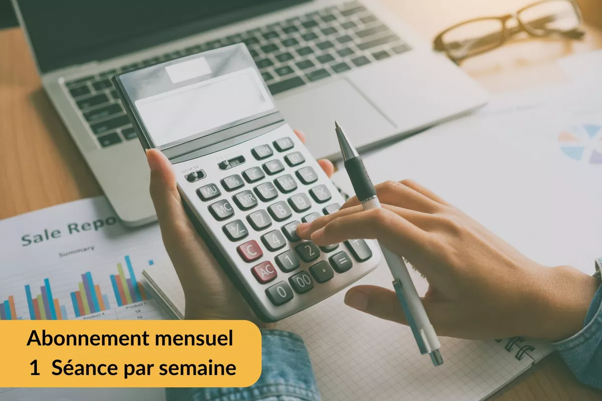 Abonnement mensuel | Cours particulier de soutien en Comptabilité - 1 séance par semaine