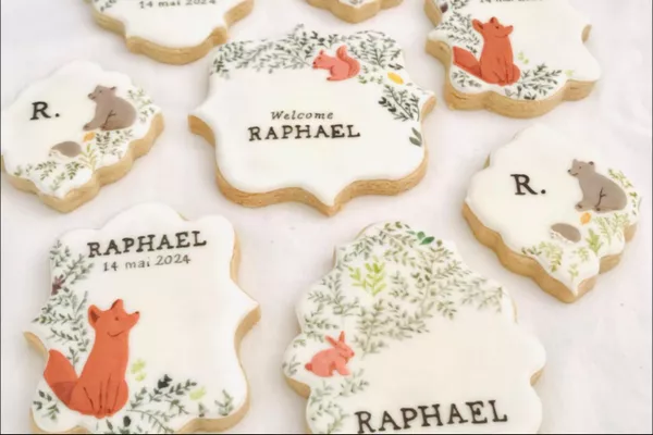 Biscuits personnalisés de naissance & baby shower
