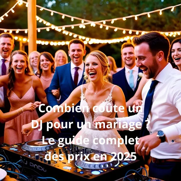 🎧 Combien coûte un DJ pour un mariage ? Le guide complet des prix en 2025