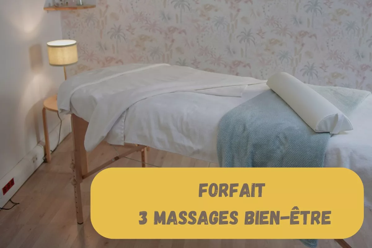 Forfait 3 massages bien-être