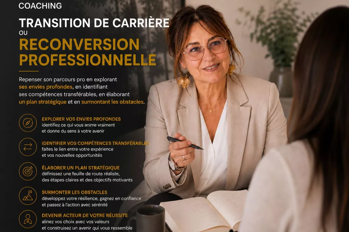 Coaching "Transition de carrière ou reconversion professionnelle" . A quoi m'attendre ?