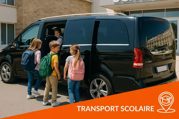 Transport Scolaire privé en VTC Cannes