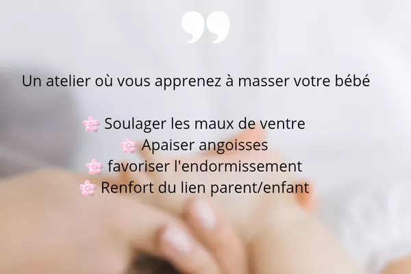Atelier massage bébé 13 /05