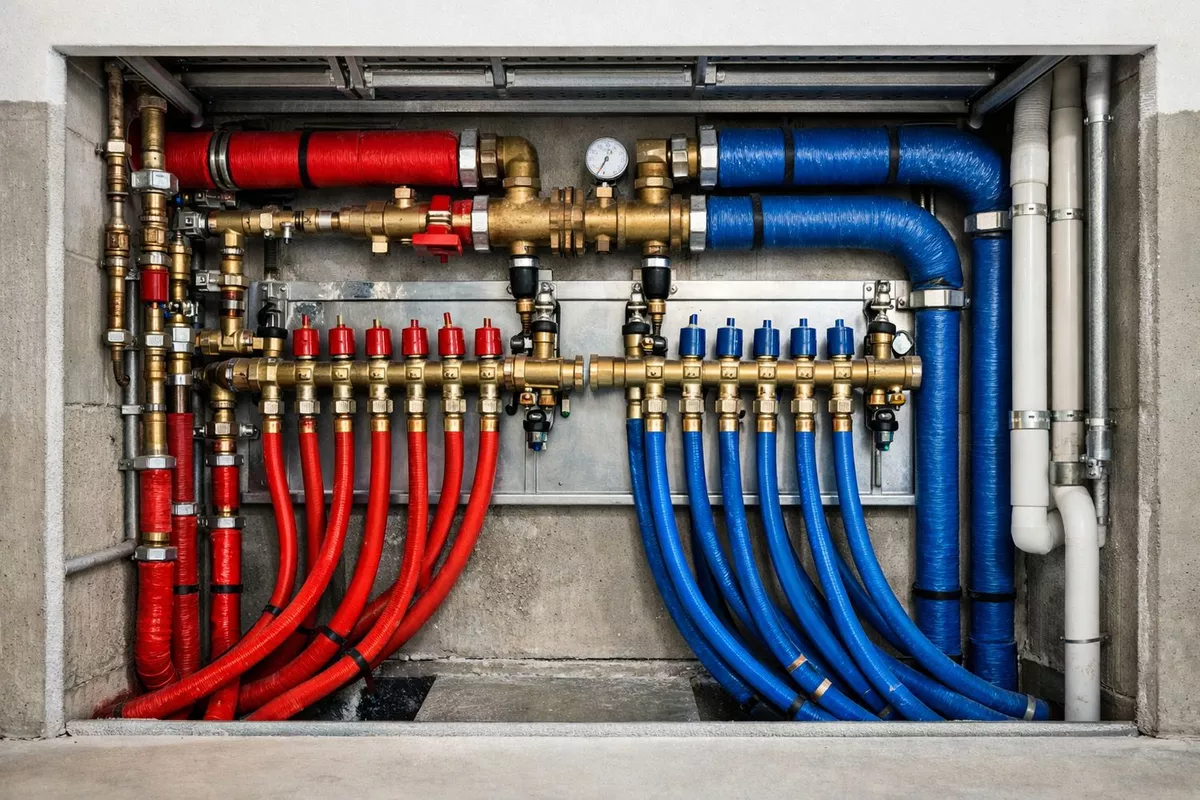 Installation des réseaux eau chaude / eau froide (ECF / ECS)