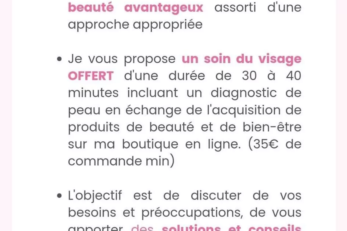 Deal beauté visage  gagnant & gagnant